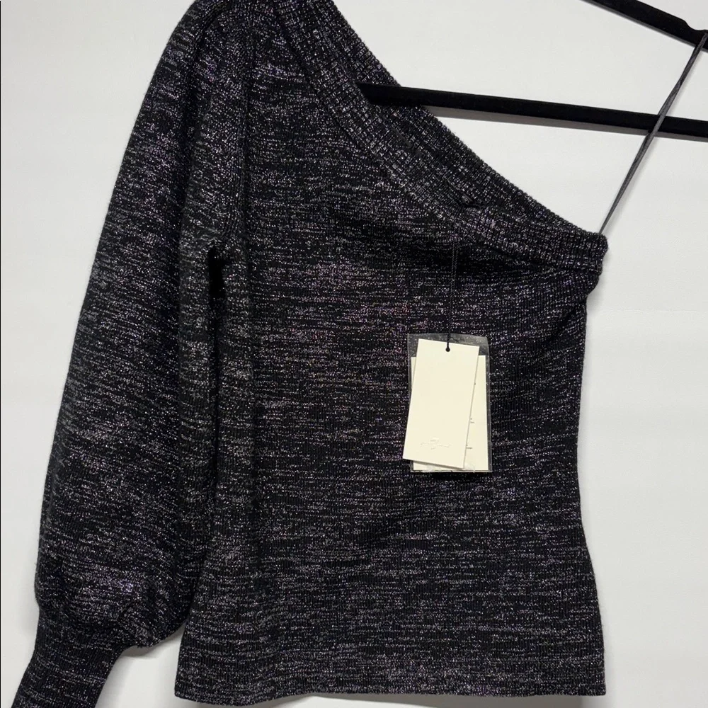 ✨7 For All Mankind One-Shoulder Sweater Size XS